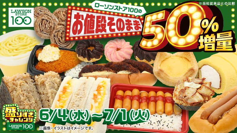 hirorolelele000's tweet image. x.com/akiko_lawson/s…
#5日間限定のお買物券チャレンジ
#お買物券プレゼント の3日目 #ローソン
#ローソン盛りすぎチャレンジ の第2週目

おはようございます。(-ω-*))ｵﾊﾛｰｿﾝ
2025年6月13日です
今日こそ当たりますように！

2025年に創業50周年！…