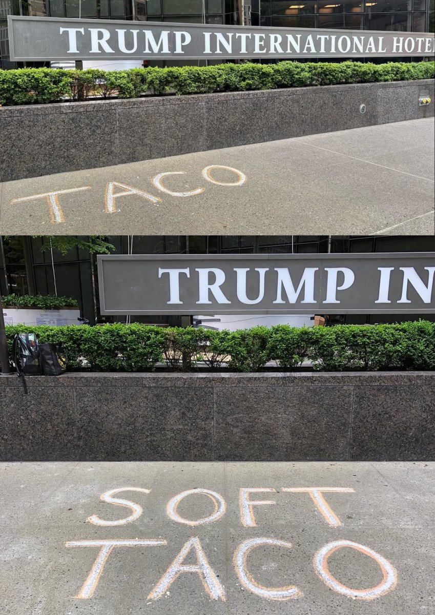 khamilton756's tweet photo. @Lawrence #SoftTACO
#TACOTrump https://t.co/Q4fOAYkcAf