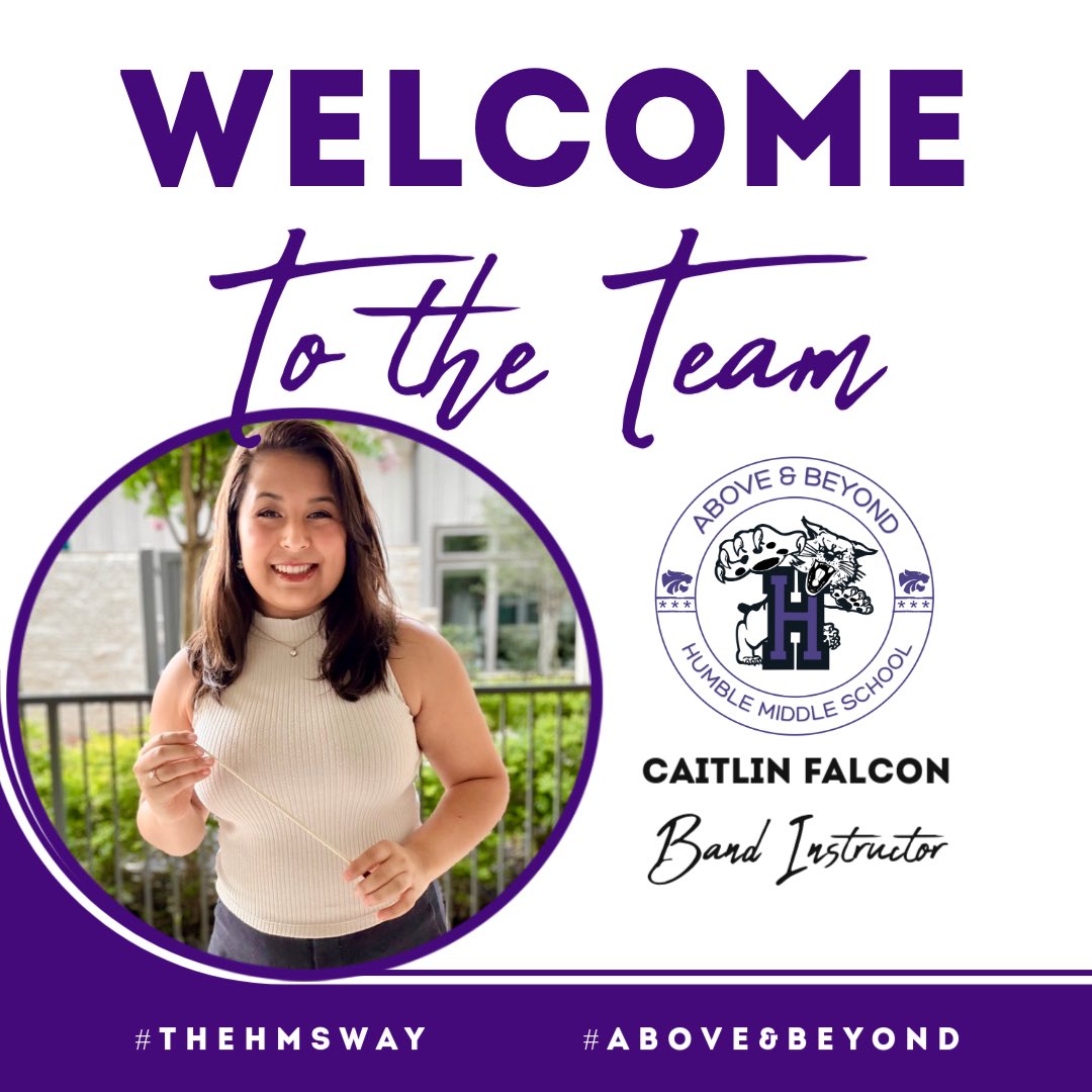 HumbleISD_HMS's tweet image. We are excited to Welcome another WILDCAT into the family! #AboveAndBeyond