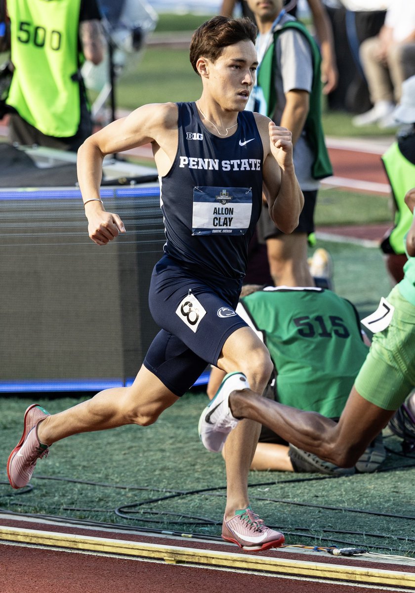 PennStateTFXC's tweet image. Allon Clay finished his season with a 1:47.17 in the men’s 800-meter race on the first day of the NCAA Championships 

#WeAre | #PSUTF | #ncaatfchampionships