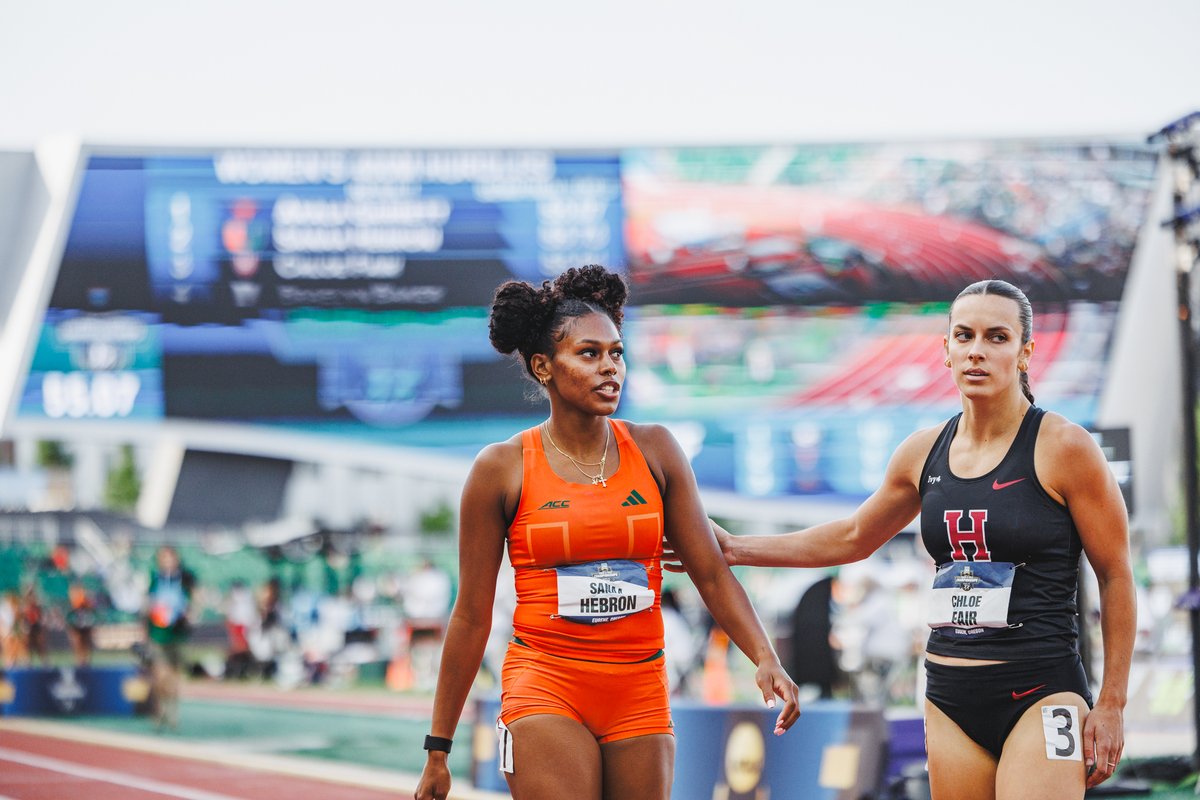 Headed to the finals! 🙌

Sanaa Hebron advances to Saturday's 400m hurdle final as an automatic qualifier with a time of 55.73!