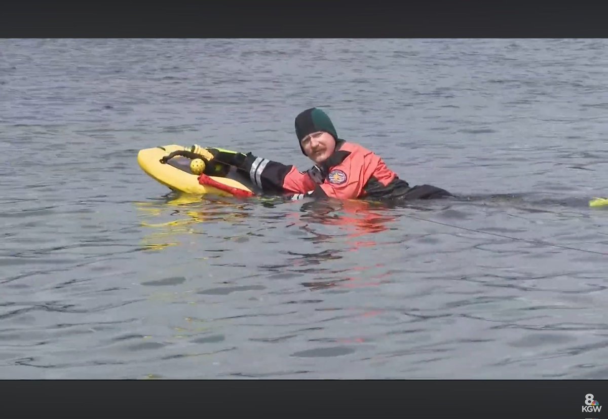 Water rescue training at Frenchman’s bar with our rescue swimmers.
