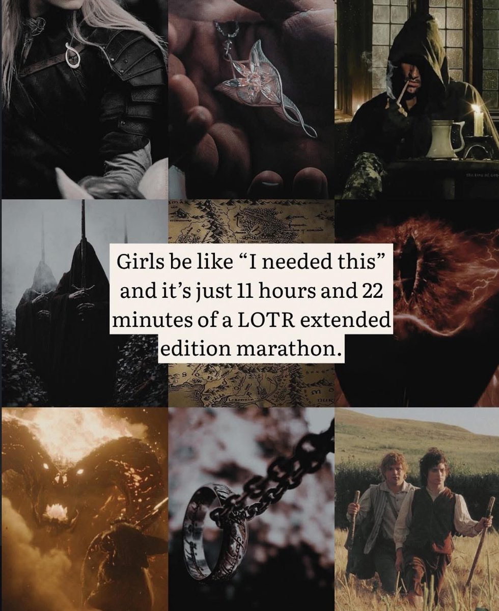 It’s me I have LOTR and the hobbit movies all extended editions constantly on repeat.