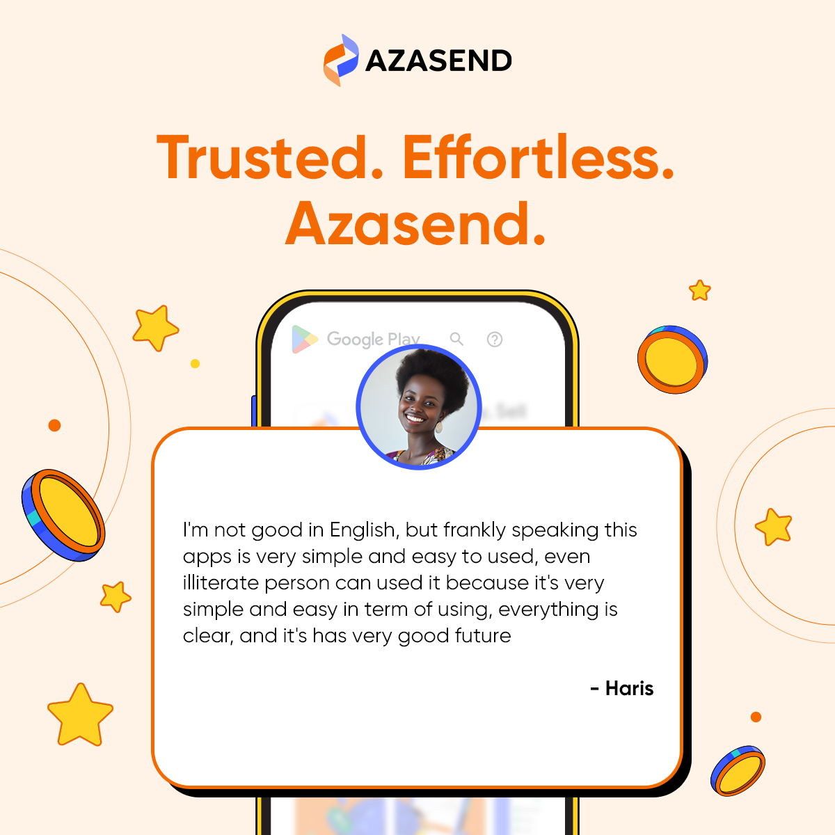 We think we love your English - and your honesty even more 🧡
Thank you for trusting and using effortless Azasend!    

Try now: bit.ly/4mWh7Bt