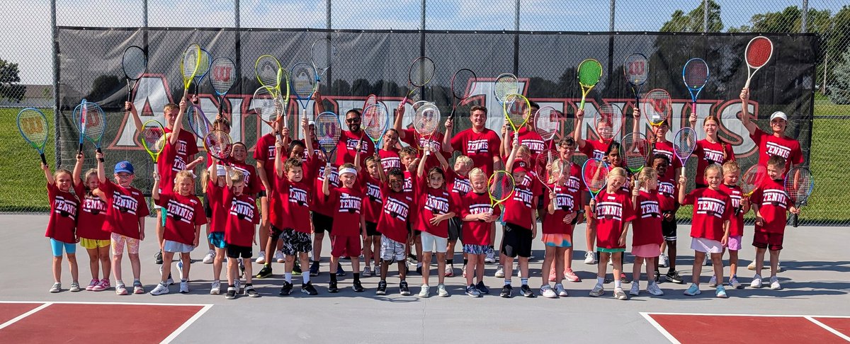 Antler Tennis Camp is officially over tomorrow. We are so lucky to be able to teach the game we love to so many kids.The true MVPs are the helpers! They make me so proud to be their coach as they dive right in and make the camp so fun! #antlertennis #growthegame #summertenniscamp