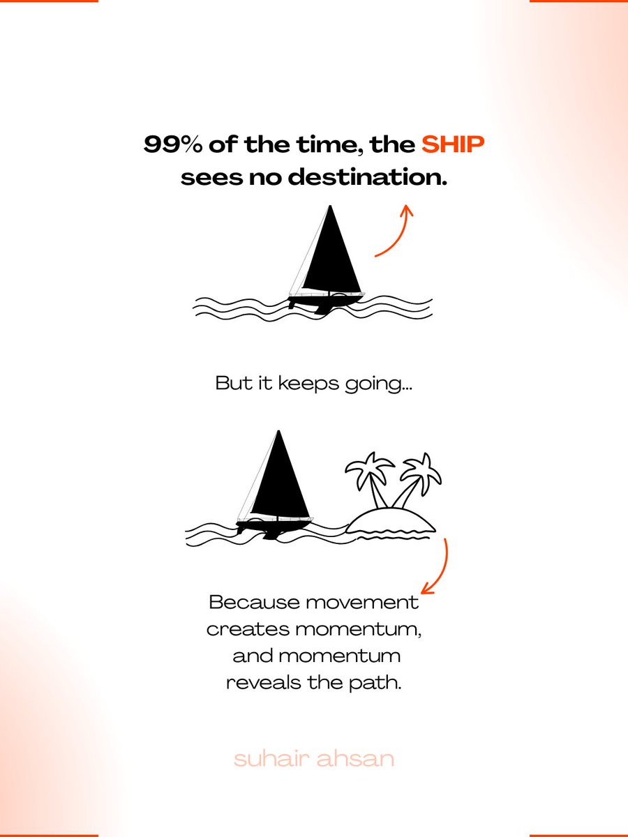 suhairahsan_tup's tweet image. 99% of the time, the ship sees nothing.

But it still moves.

Vision isn't about seeing the destination,
It's about trusting the direction.

#VisionaryViews #CreativeThinker #IdentityArchitecture #SuhairAhsan