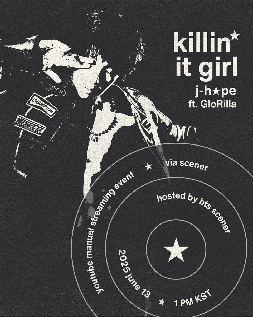 Sorry for the late announcement! We’ve been holding our breath since that preview dropped 😮‍💨

We will be hosting a youtube manual streaming event for #jhope_KillinItGirl! Let’s lock in and reach our target 10 out of 10 🎯

Same time, same station!

🔗tinyurl.com/BTScener2425