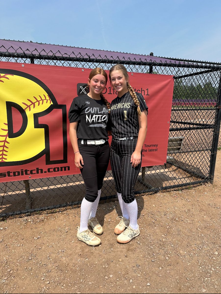 Went to <a href="/d1fastpitch1/">D1 Fastpitch</a> camp today with my HS teamate <a href="/dayanamalone27/">Dayana Malone</a>. Got in a bunch of good reps and good tips before playing tomorrow at the D1 Super Select Summer Showcase. Thank you to all the coaches that were there, I hope to see some of you the rest of the weekend!! Here is