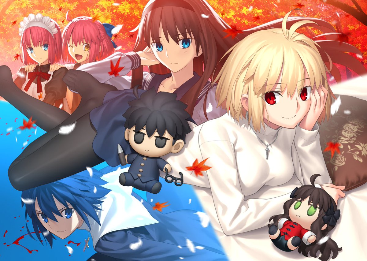 アルクェイド ,シエル先輩(月姫) ,翡翠 ,琥珀さん ,遠野秋葉 ,遠野志貴 「"Melty Blood: Type Lumina" is currently 」|Karsのイラスト