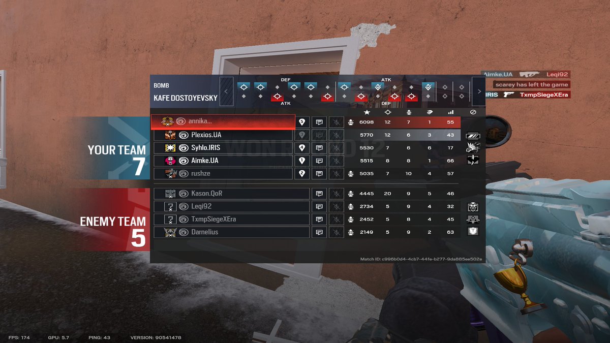 GGs to QoR Academy we win 2-1 and move to 1-1 in SGC!