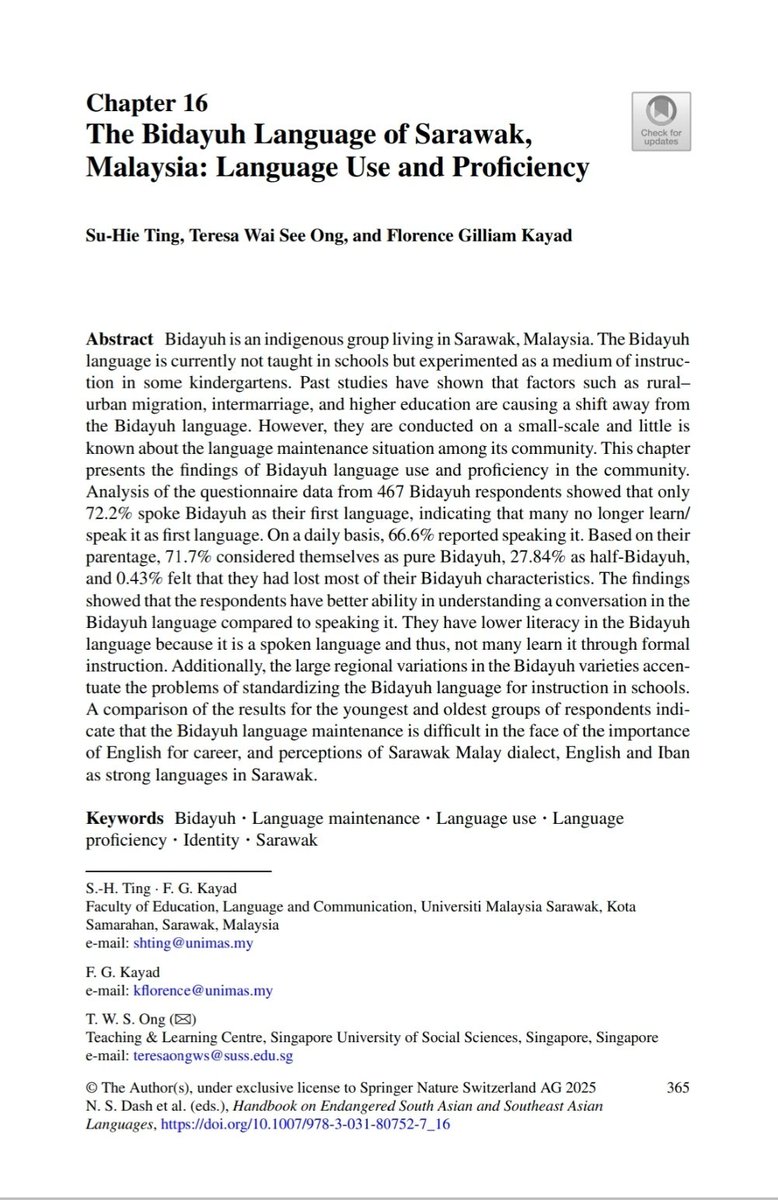 musicsoul_tesa's tweet photo. Reviving the endangered Bidayuh language in Sarawak!! A chapter I was involved in finally is out 👏 Time to celebrate with ice cream from Birds of Paradise 🤩😘😋 #bookchapter #endangeredlanguages #Malaysia #Sarawak #Bidayuh #littleachievement https://t.co/CcAkFom1ip