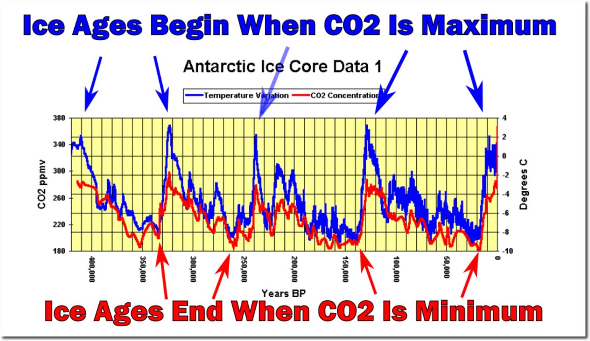 Modern society built on abundant energy does not control the endless cycles of nature. An ice age lasting 2.58 million years confirms it: neither warm or glacial cycles are affected by carbon dioxide. Human society cannot &amp; will not survive the absurd anti-science of net zero.