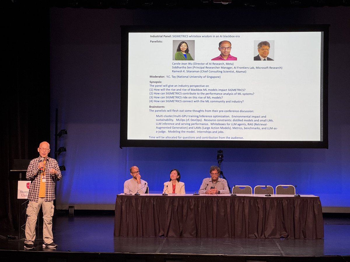 ACMSigmetrics's tweet image. ACM SIGMETRICS 2025: moments of Day 3 - part2 (talks and panels)