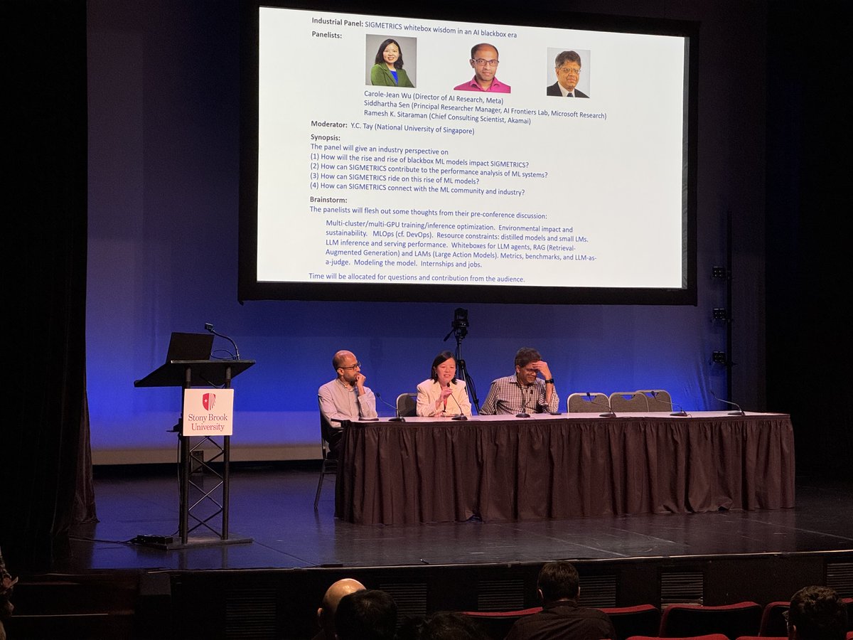 ACMSigmetrics's tweet image. ACM SIGMETRICS 2025: moments of Day 3 - part2 (talks and panels)