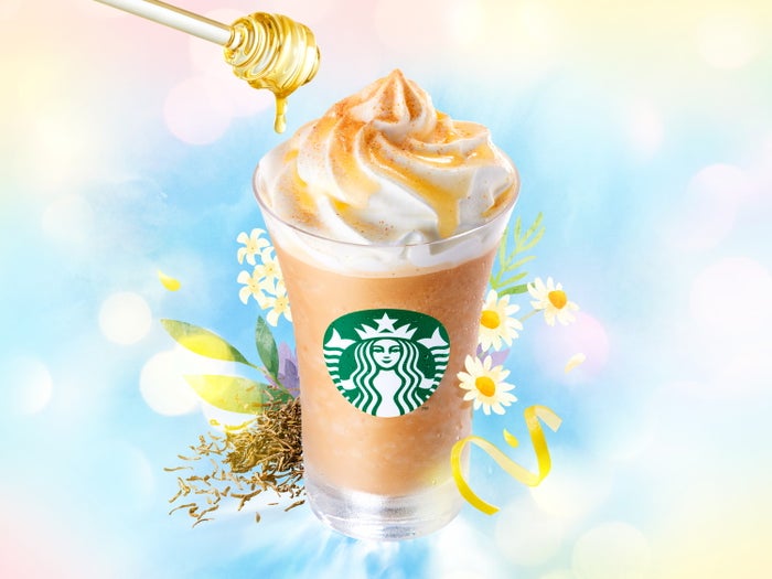 modelpress's tweet image. スタバ新作「アールグレイ ブーケ &amp;amp; ティー フラペチーノ」🥤🌼

ほのかな柑橘の香りと蜂蜜まとった華やかな一杯🍊✨

ソイミルクと相性〇なラテも同時登場🥛

🔻6月18日から🍯
mdpr.jp/gourmet/4586369

#スタバ #スターバックス