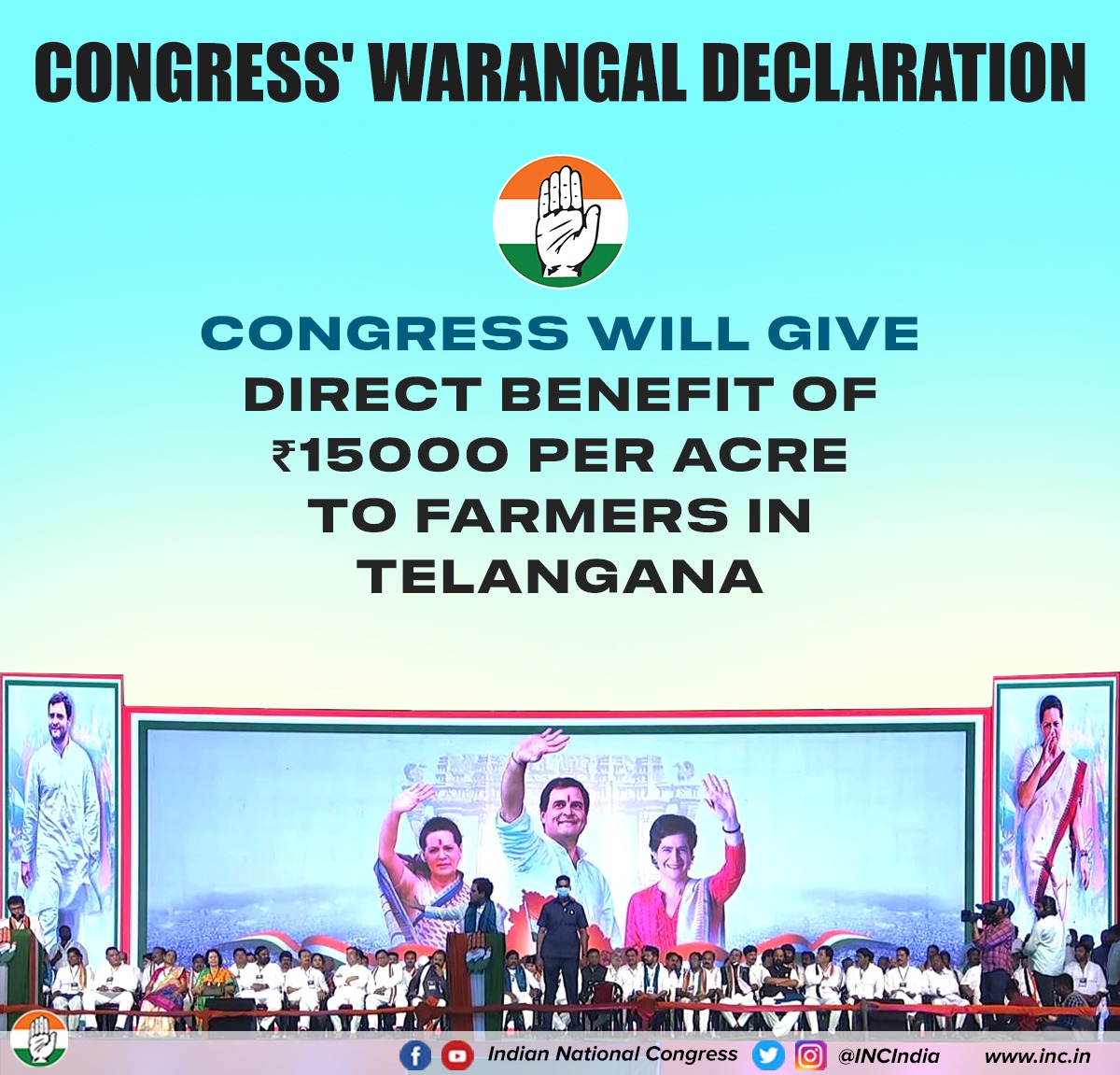 VenkatBRSUSA's tweet photo. @KTRBRS @RahulGandhi ji, kya huva tumhara vaadha??
#CongressFailedTelangana https://t.co/UVliAHVdxB