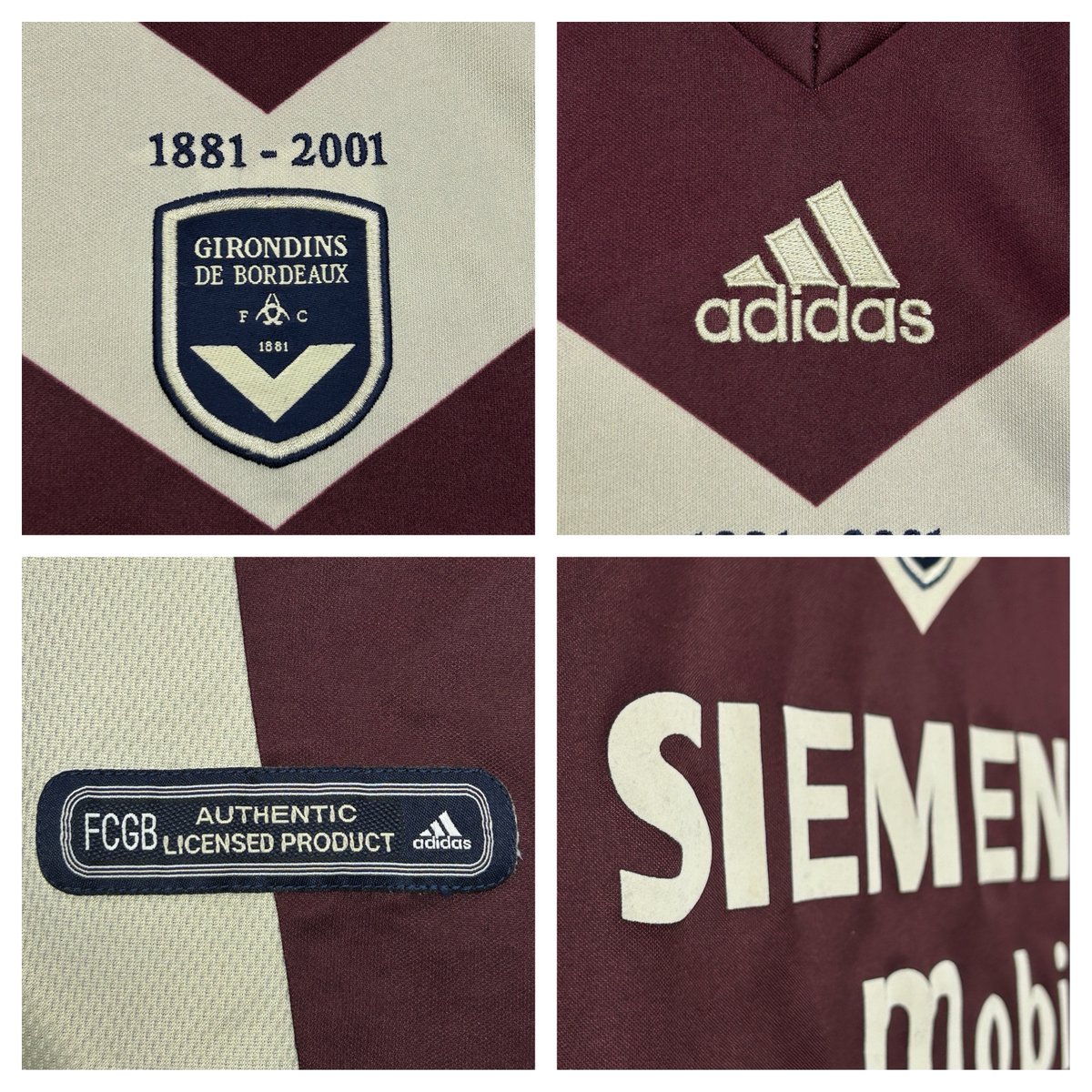 ビンテージ ジロンダン ボルドー ユニフォーム ビンテージ ジロンダン ボルドー ユニフォーム