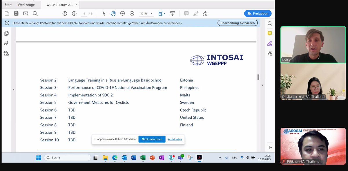 To present how the SAO's audit using big data analytic techniques can contribute to the upcoming WGEPPP meeting in October 2025, and to discuss the potential to incorporate foresight into public policy and program evaluation.