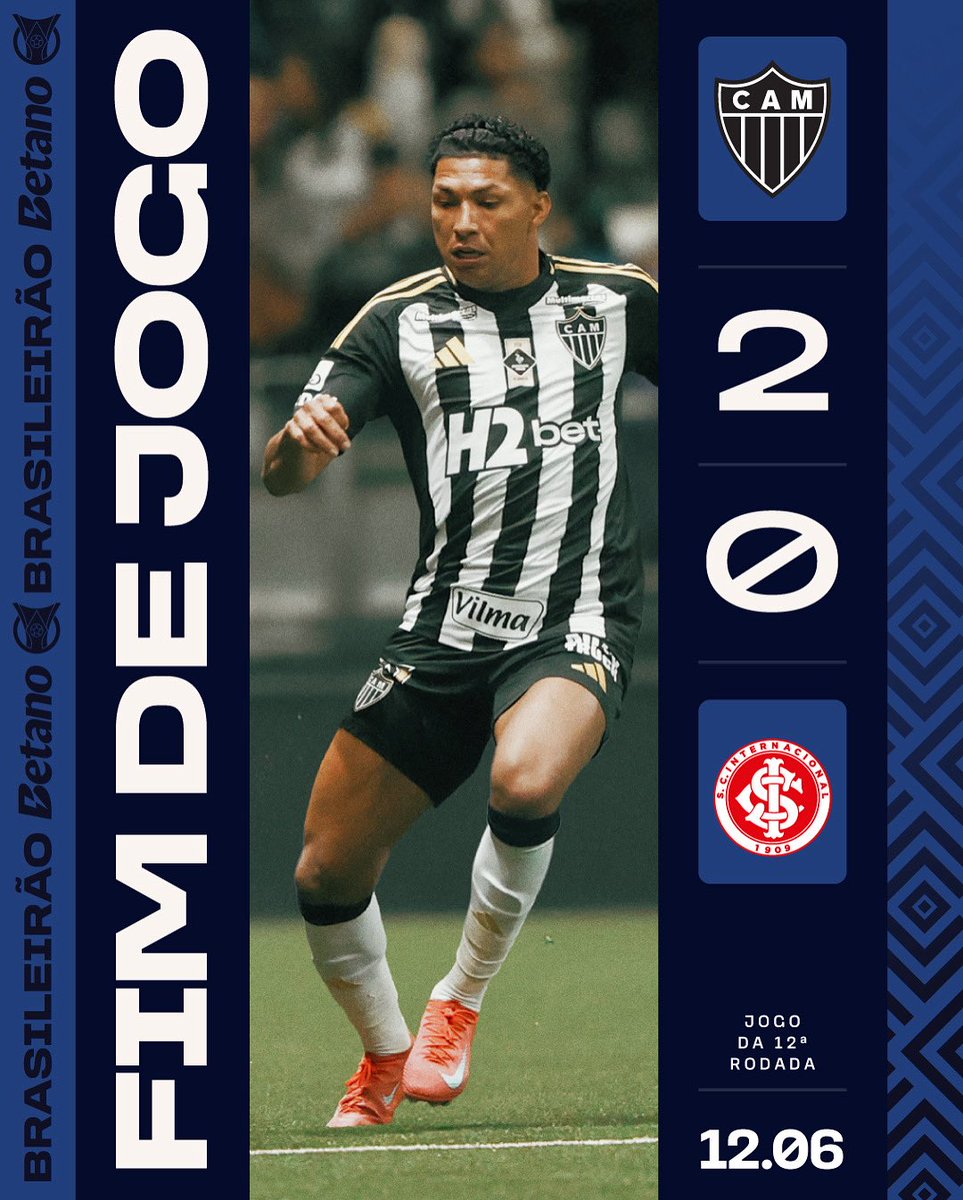 GALO VENCE EM CASA! 

Com direito a gol nos últimos minutos, o @atletico ganha do @scinternacional pelo placar de 2x0, na Arena MRV! 🔥⚽️

📸: Ricardo Duarte