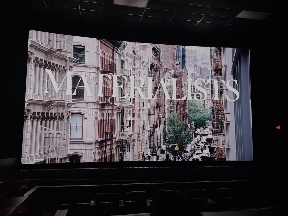 stephispunk's tweet photo. materialists was fucking PERFECT and i have to watch it again immediately https://t.co/LLVppEkGCZ
