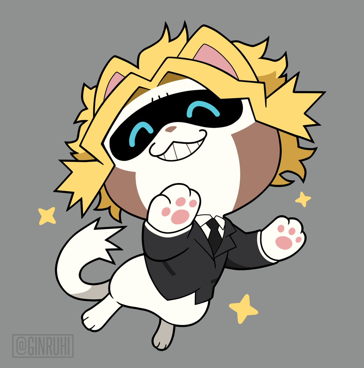 ginruhi's tweet image. Toshinori kitten ✨

#MHA #BNHA #ALLMIGHT #toshinoriyagi