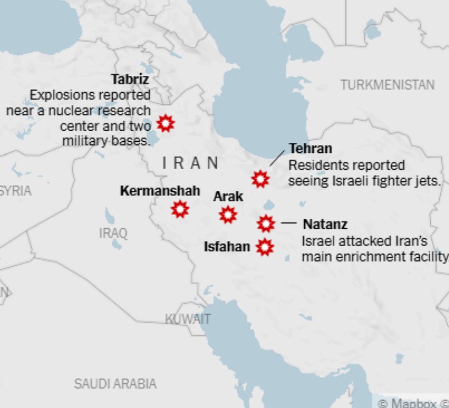 nicksortor's tweet photo. 🚨 JUST IN: Another MASSIVE explosion in Iran, this time at the Natanz Nuclear Facility

Israel strikes on Iran are VERY widespread https://t.co/eLjZ1k79JY