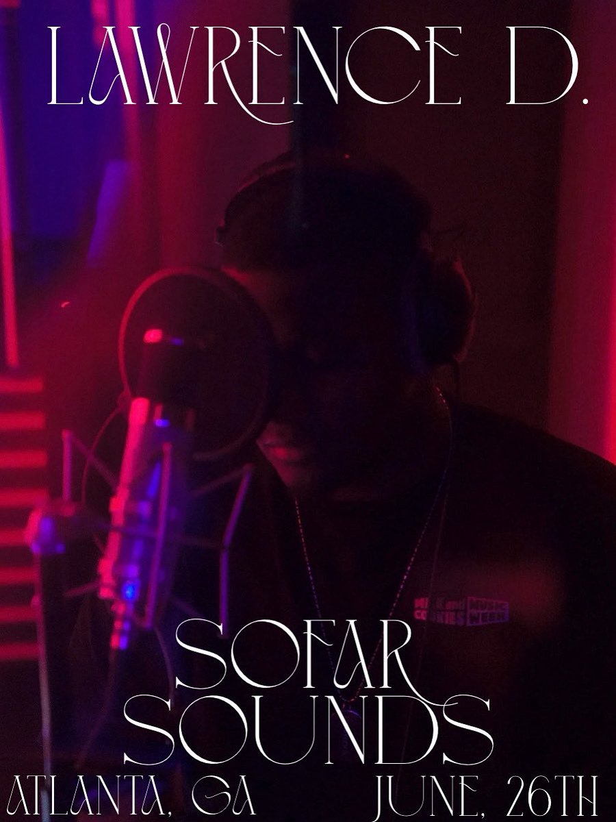 It’s been a while since I’ve done a show in ATL. Can’t wait to see you on June 26th at @sofaratl. 

Love, Lawrence 🌹
