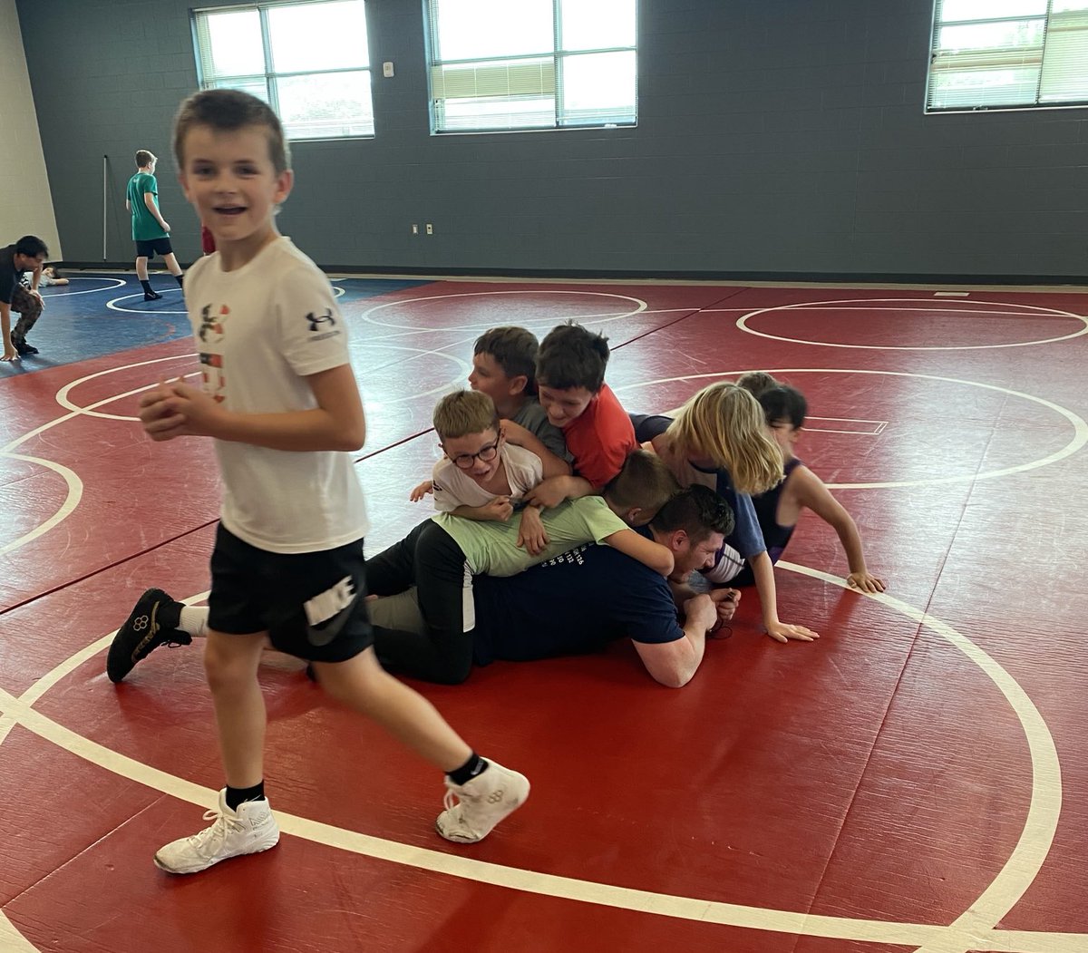 Page High School Wrestling (@wcsphswrestling) on Twitter photo 2025 Page Youth Wrestling Camp
Day 4
Techniques:
Escapes
Top Offense
Pinning Combos
Reversals
Wrapped up with some relays, dog piles, and games
<a href="/wcsPHSathletics/">Page High Athletics</a> <a href="/PHSBooster/">PHS Booster Club</a> 2025 Page Youth Wrestling Camp
Day 4
Techniques:
Escapes
Top Offense
Pinning Combos
Reversals
Wrapped up with some relays, dog piles, and games
<a href="/wcsPHSathletics/">Page High Athletics</a> <a href="/PHSBooster/">PHS Booster Club</a>
