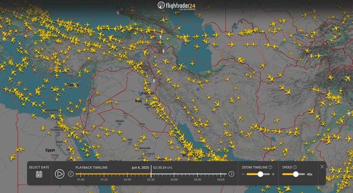 02:30 UTC 13 June vs 6 June 2025.