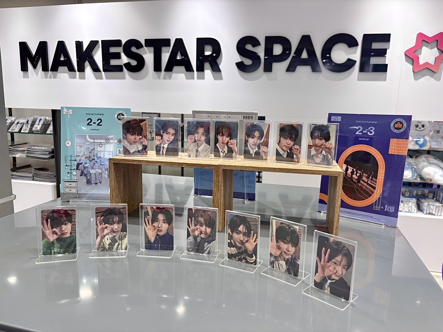 KickFlip メイクスター ラキドロ 直筆サイントレカ