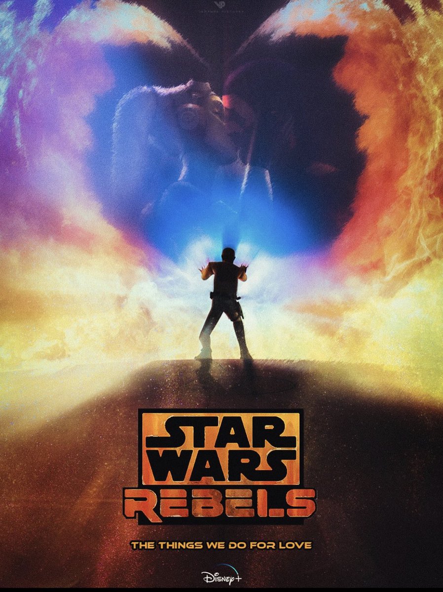 Kanan &amp; Hera Star Wars Rebels poster art by <a href="/venturepictures/">Venture Pictures</a> 😍