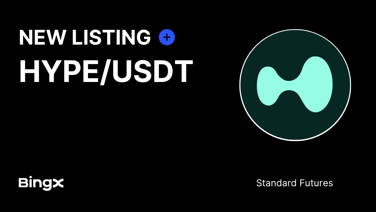 $HYPE 標準合約上 #BingX 啦！
火速交易：bingx.com/zh-tc/futures/…