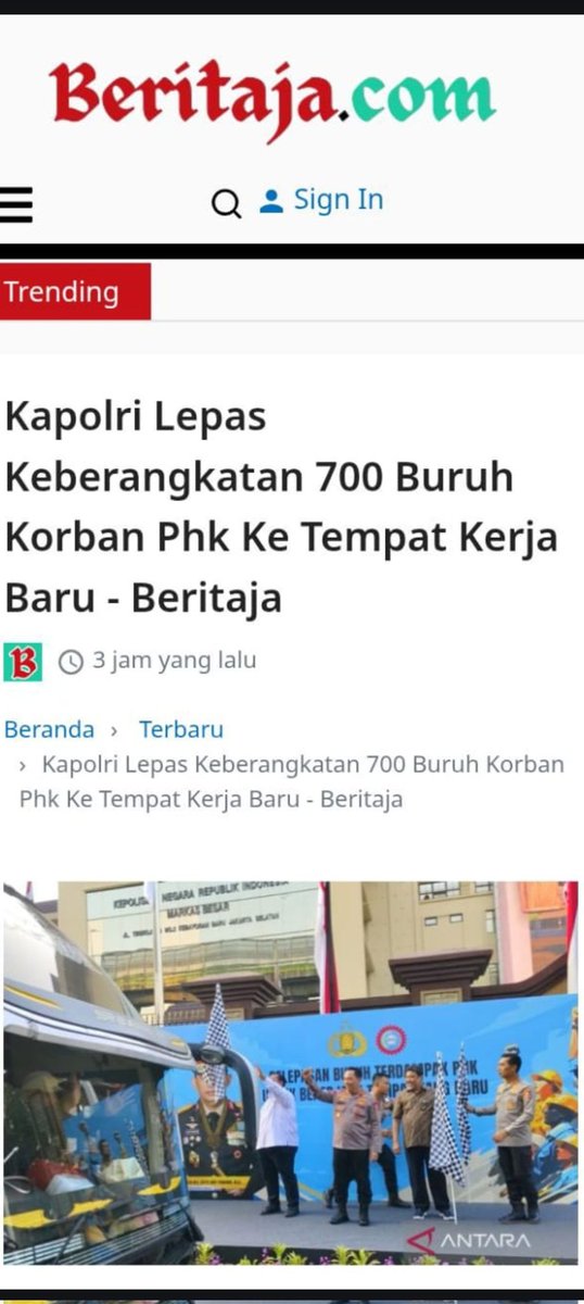vanili_ly's tweet photo. Bukti #BaktiBantuIndonesia polri lepas buruh ke tempat kerja baru
Mengayomi Dengan Solusi https://t.co/QvspzdMcv6