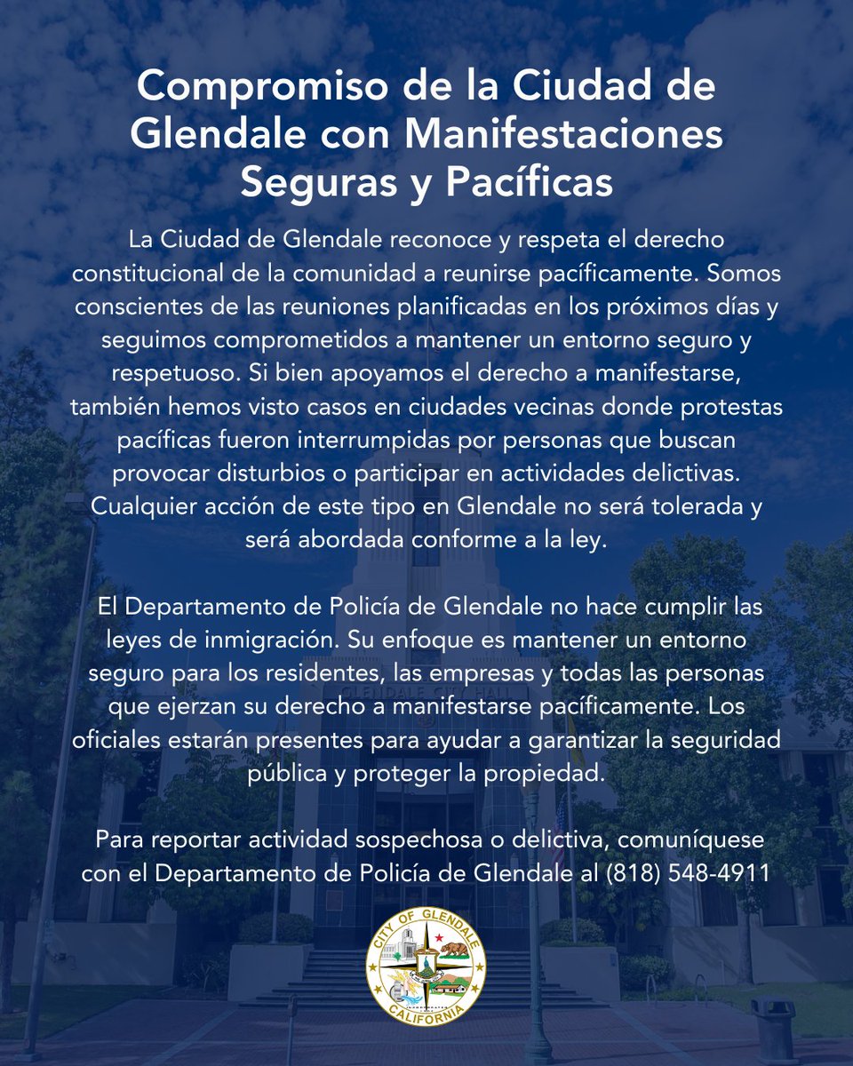 City of Glendale, CA tweet media