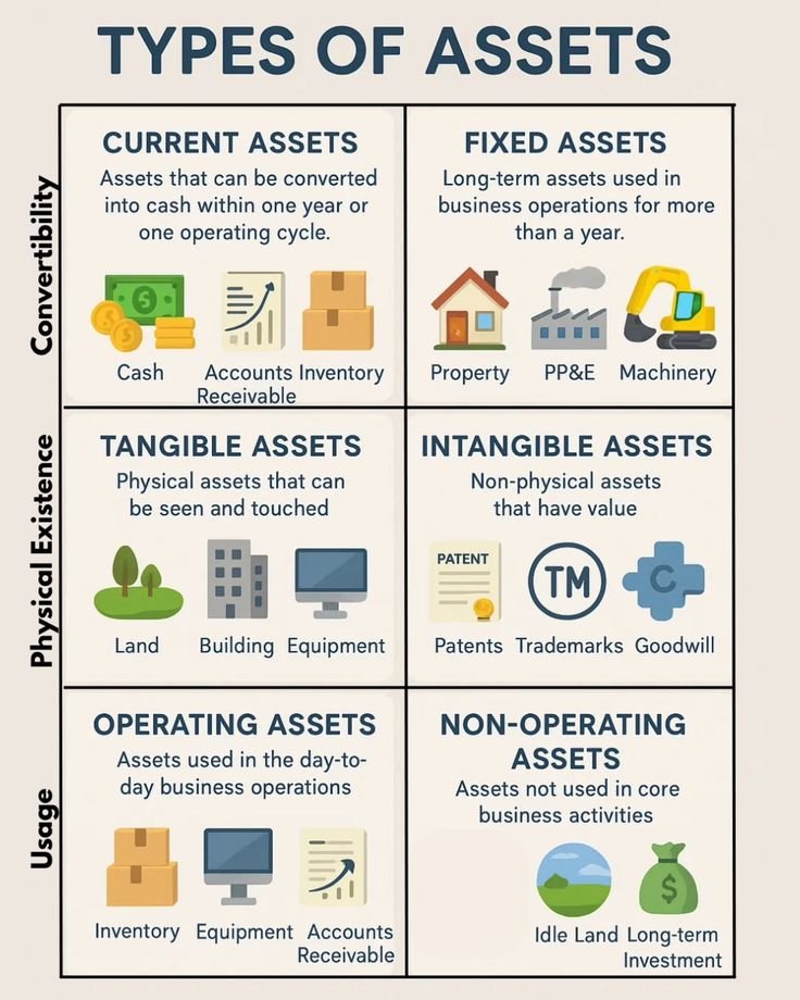 6 Types of Business Assets You MUST Know!