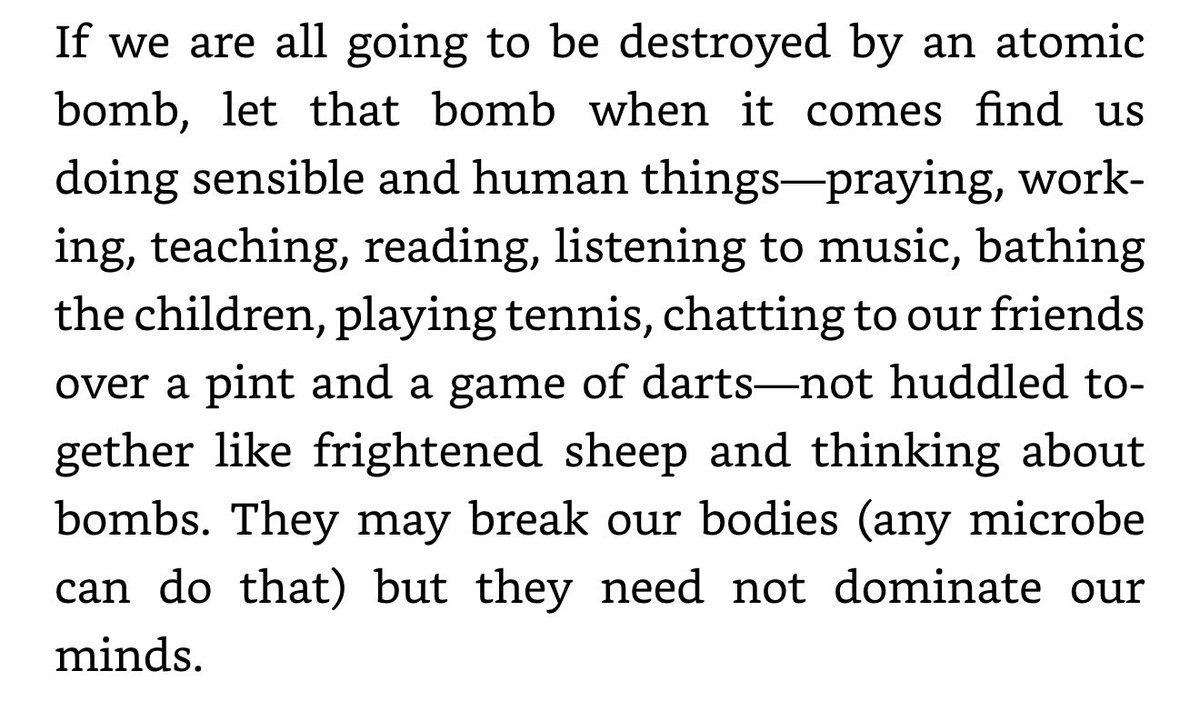CoffeewClassics's tweet image. C.S. Lewis, on how to live in an atomic age: