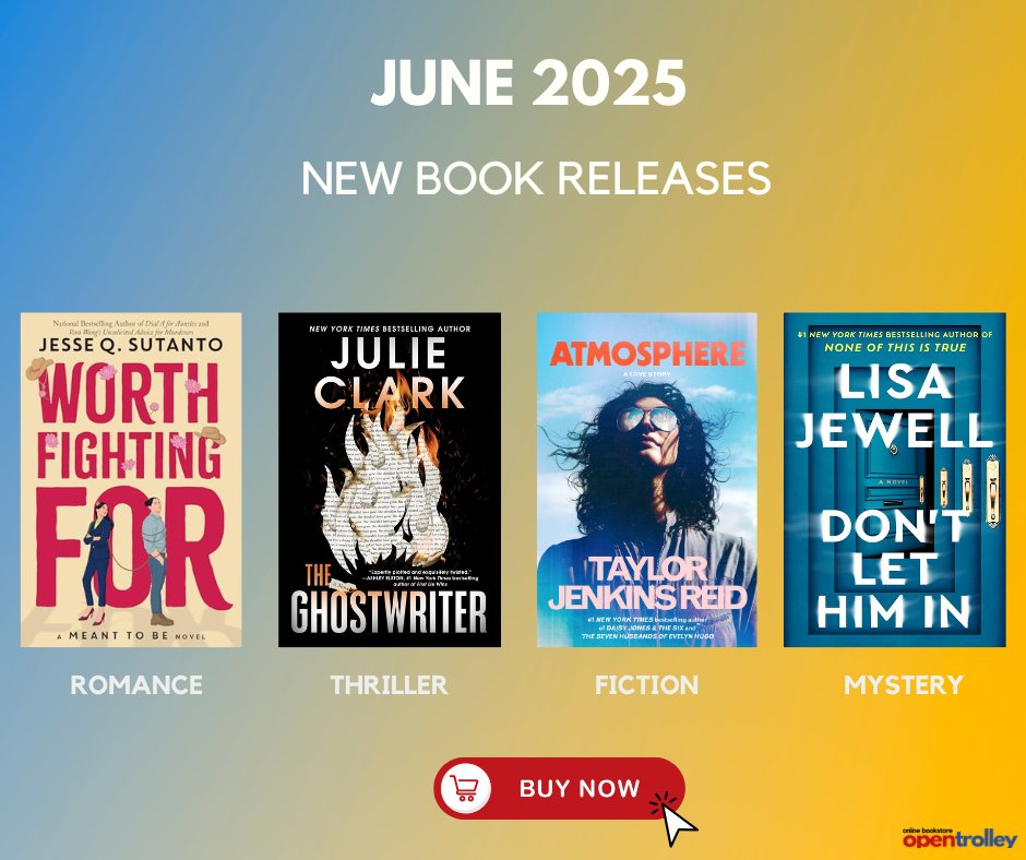 June new reads are here! From romance to thriller, find your next favorite read 📚✨

#NewBooks #JuneReleases