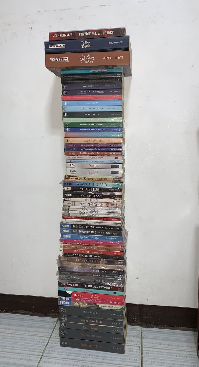 inch check hahahaha i'm planning to sell some of my wattpad books 🥹 baka may gusto kayo haha

wts lfb ph wattpad books