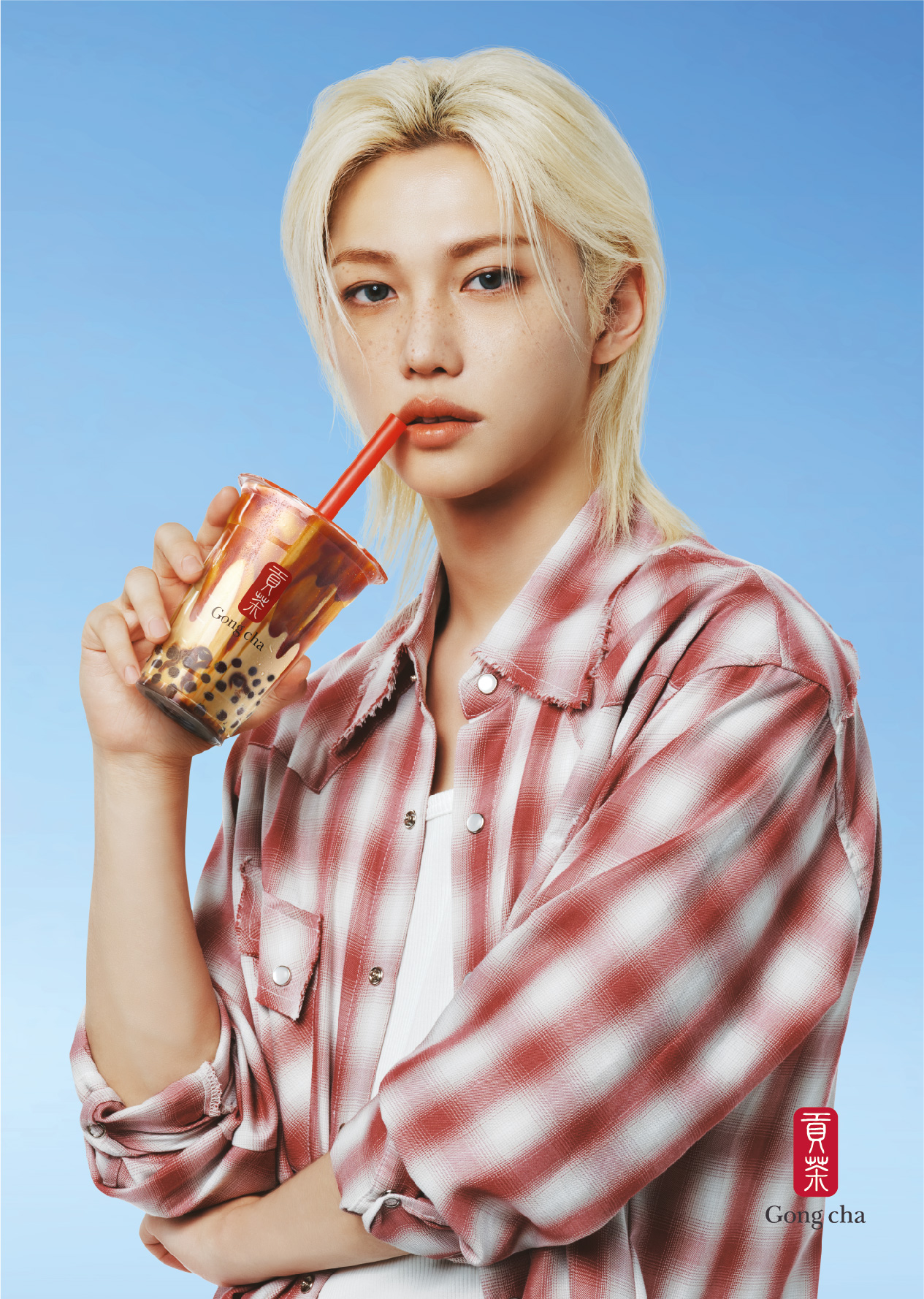 ゴンチャ FELIX ポスター straykids スキズ コラボ 非売品 Gong cha（貢茶 / ゴンチャ） on X: 