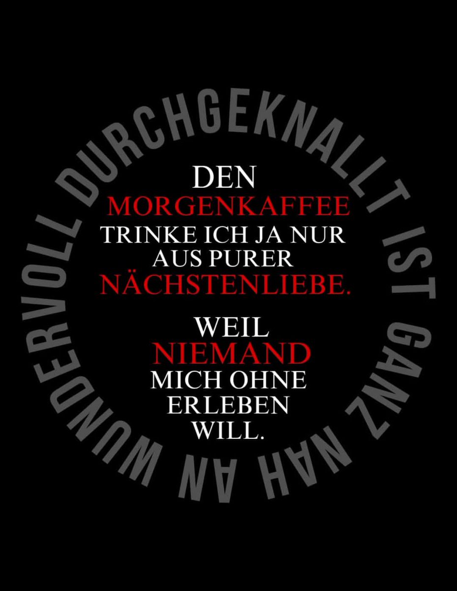 Allen einen schönen guten Morgen und einen hoffentlich stressfreien Freitag ☕️☕️☕️☕️🌞🌞🌞