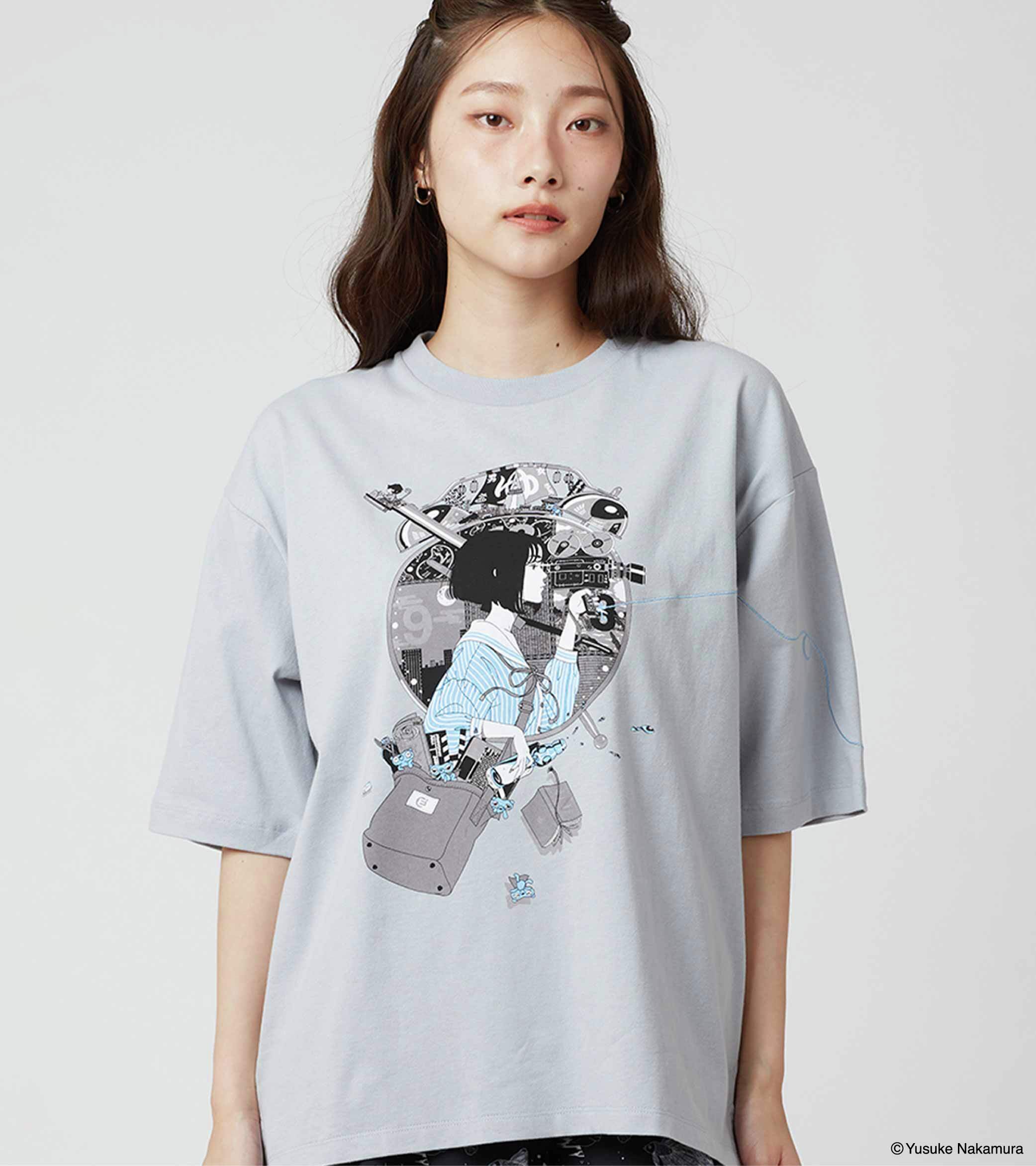 四畳半タイムマシンブルース 明石さんのワンピース グラニフ　中村佑介　Mサイズ グラニフ×中村佑介『四畳半タイムマシンブルース』明石さんの