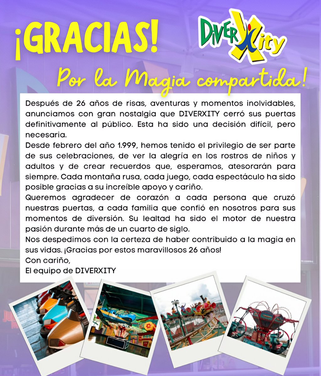 DjMaRco77's tweet image. Se despidió DIVERXITY.

Operaba en Vzla desde 1999.

Esto me duele más que el dragón de Las Mercedes.