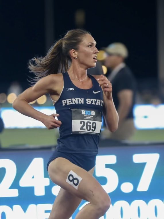 PennStateTFXC's tweet image. SECOND-TEAM ALL-AMERICAN 🇺🇸

Florence Caron earns second-team All-America honors with a school-record time of 32:23.71 and an 11th-place finish in the 10K!

#WeAre | #PSUTF | #ncaatfchampionships