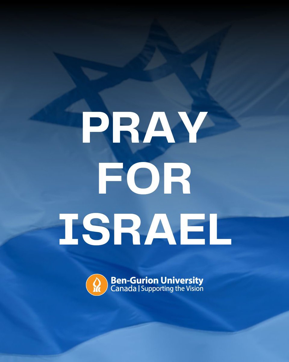 Our hearts are with #Israel. We pray for its safety and stand in solidarity with the Jewish homeland now and always. 🇨🇦🇮🇱
