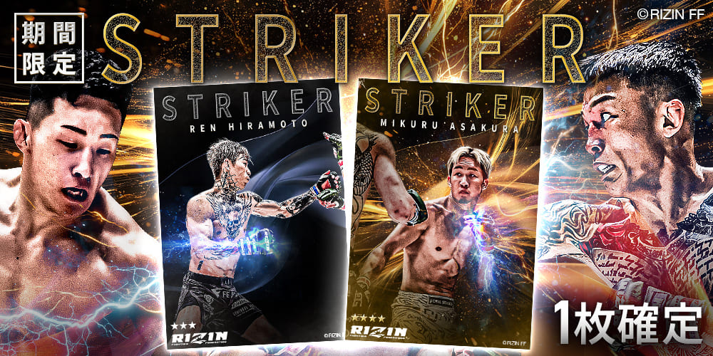 🎉期間限定リリース🥊STRIKER🥊 強打で勝負を決めるストライカーたちの