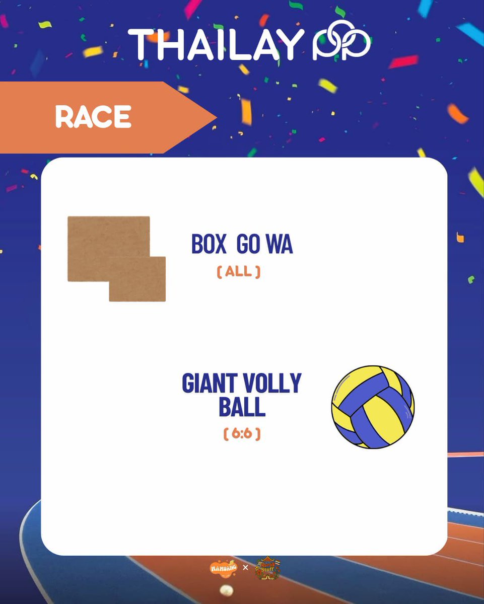 🎉THAYLAIPOP 2025 IS COMING!🏆

Siapa yang mau rayain 17 Agustusan tapi ala-ala acara Olympop T-POP kemarin? ☝️🇮🇩

📍 GOR Progresif Sports Centre, Bandung 
📅Minggu, 10 Agustus 2025  

🏃‍♀️Games ala OLYMPOP 
🎯Lomba seru khas 17-an  
🎭Special performance t-pop cover group