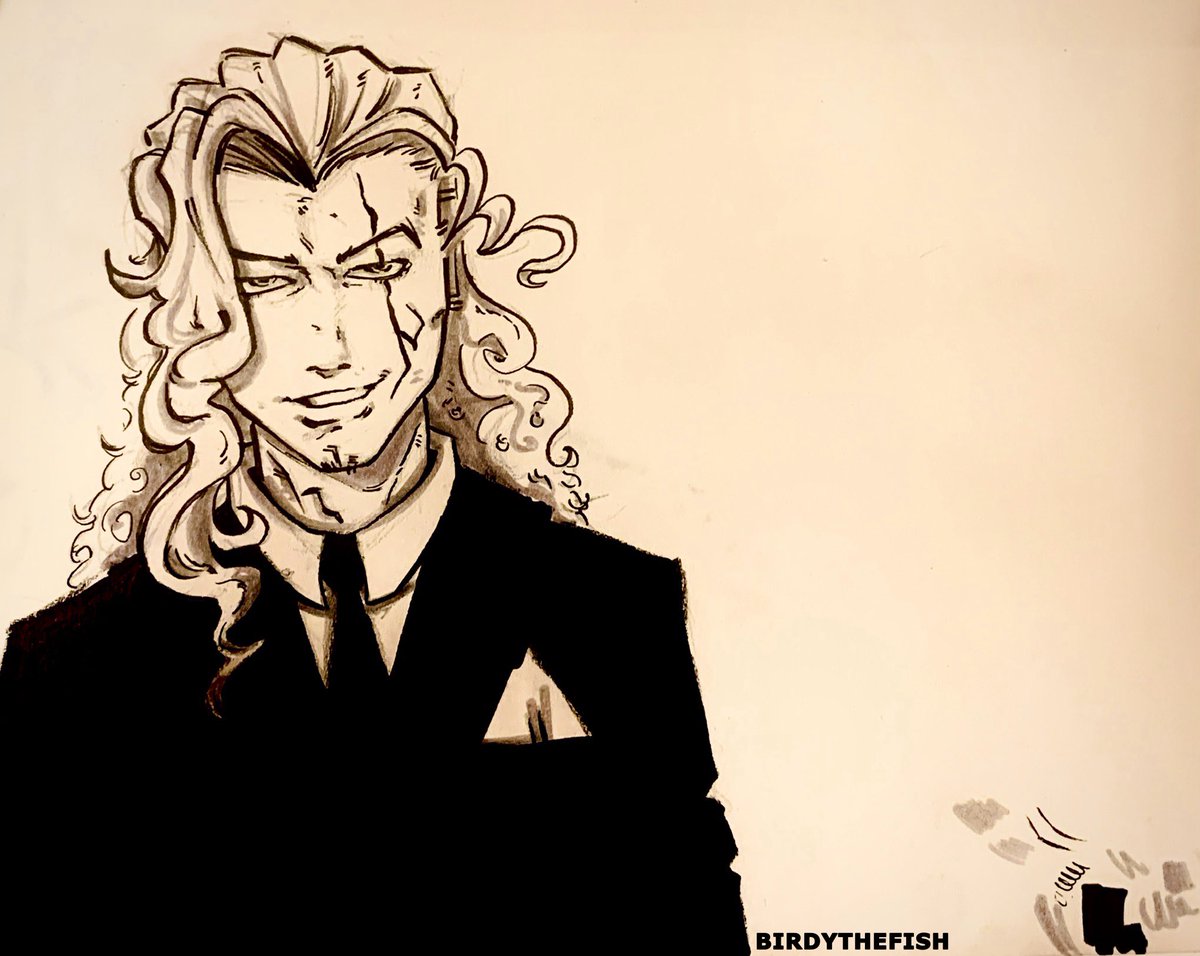 BirdytheFish's tweet photo. Literally what occasion would this freak wear a suit to

#akiraotoishifuckingsucks #AkiraOtoishi #jjbafanart https://t.co/aIUiVi1hmj