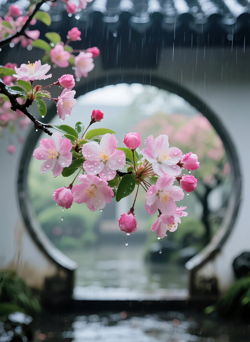上联：飞花轻趁一帘雨
下联怎么对呢？