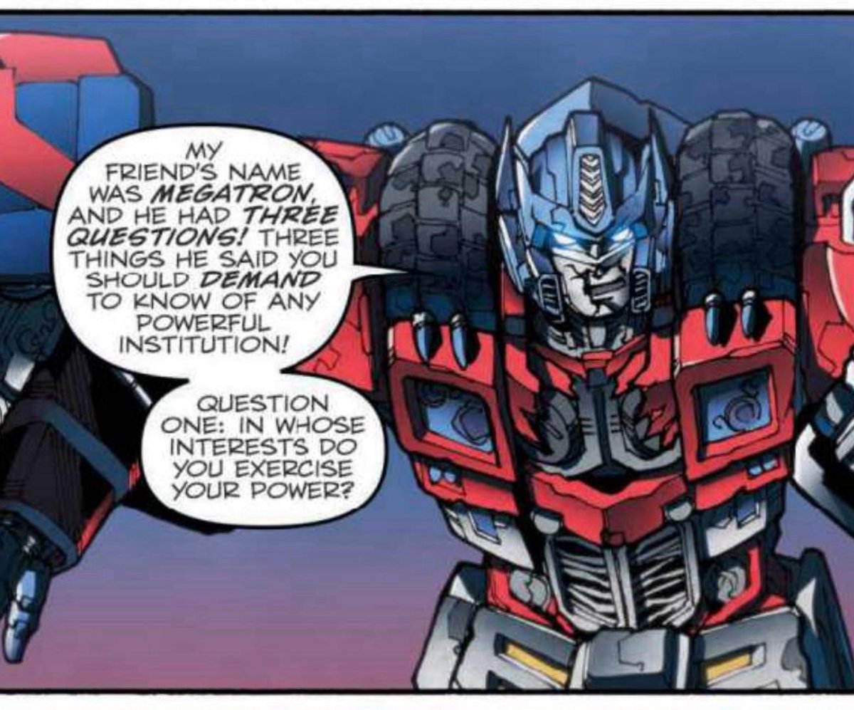 BrodyFoxx's tweet photo. Optimus has 3 questions… https://t.co/6WuTsVrI71