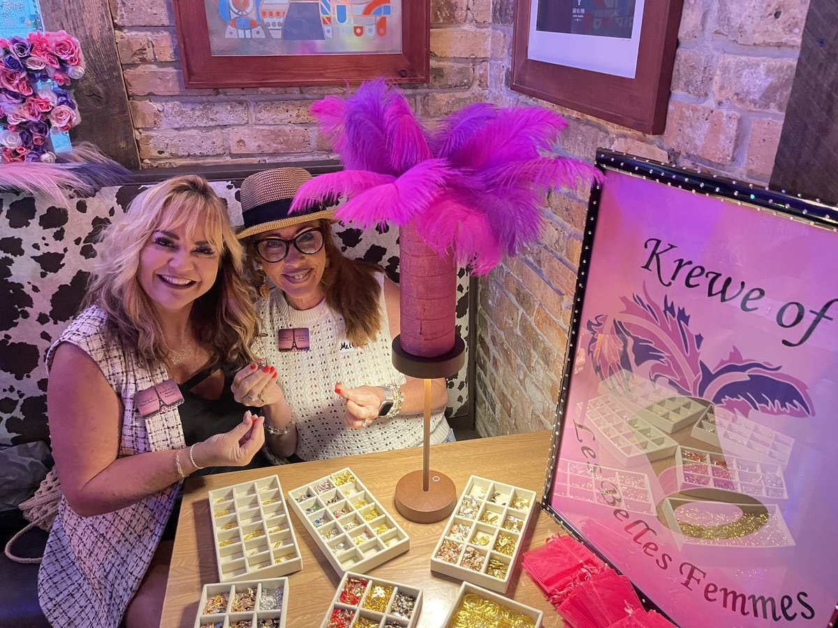 Krewe of Les Belles Femmes recruitment social.